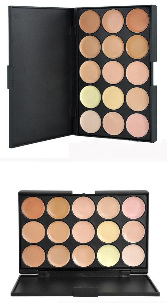 Your Own Brand Makeup Liquid Foundation 15 Colors No logo Full Coverage Concealer Palette