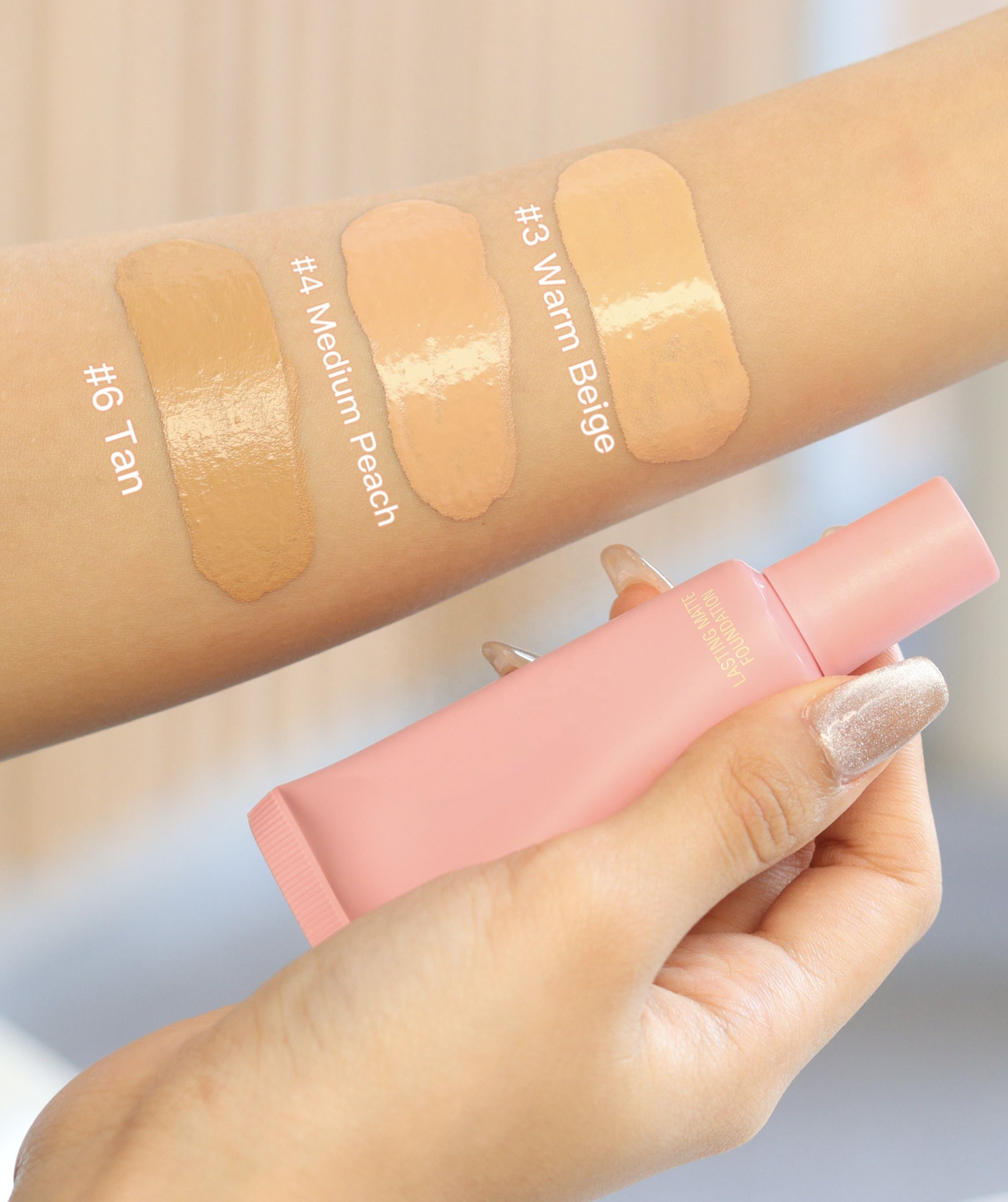 Duoduo PFF03 Hot Selling Make up Last Matte Finish for 12 Hours High Coverage Natural Lighting Foundation