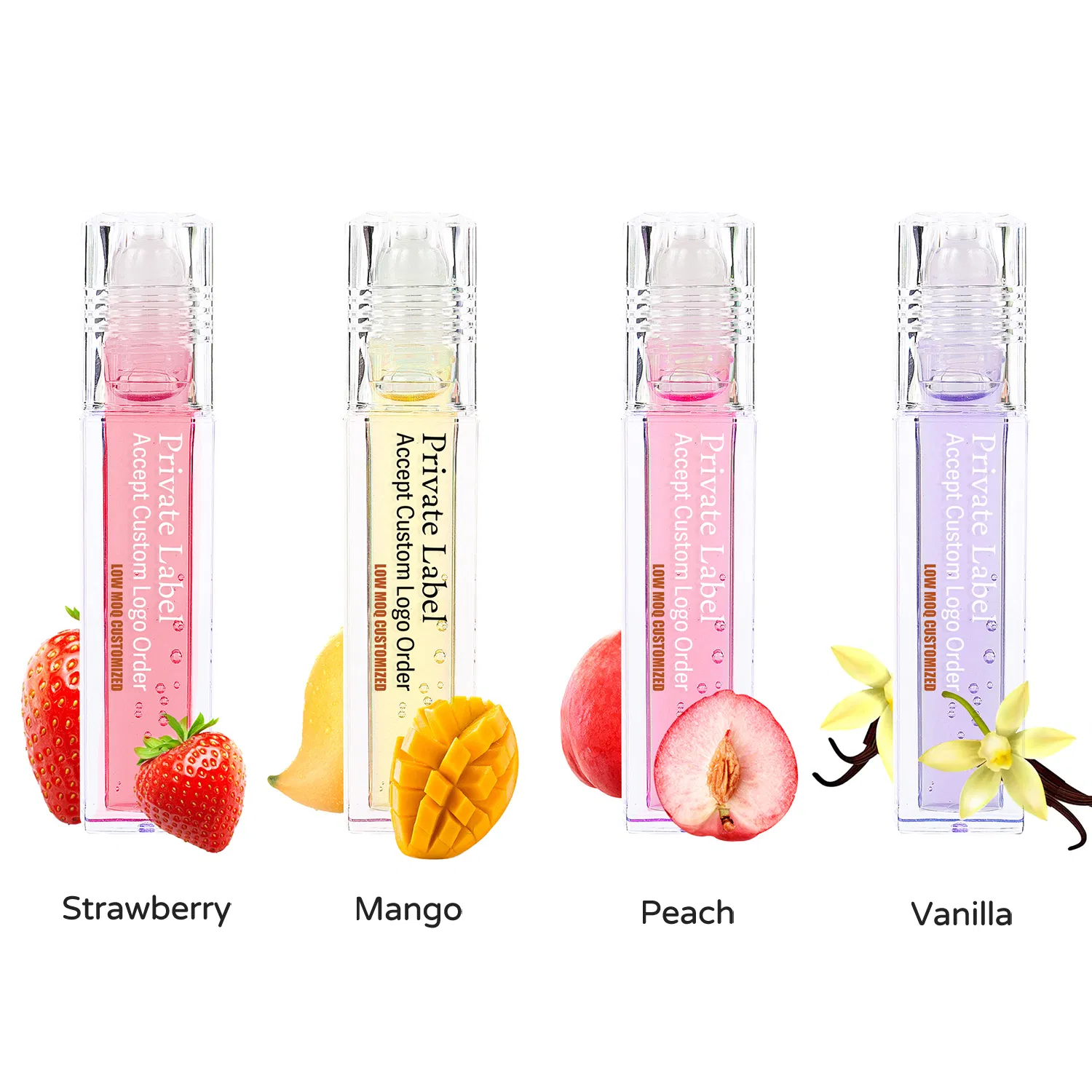 OEM Non-Sticky Lip Oil Moisturizer with Vitamin