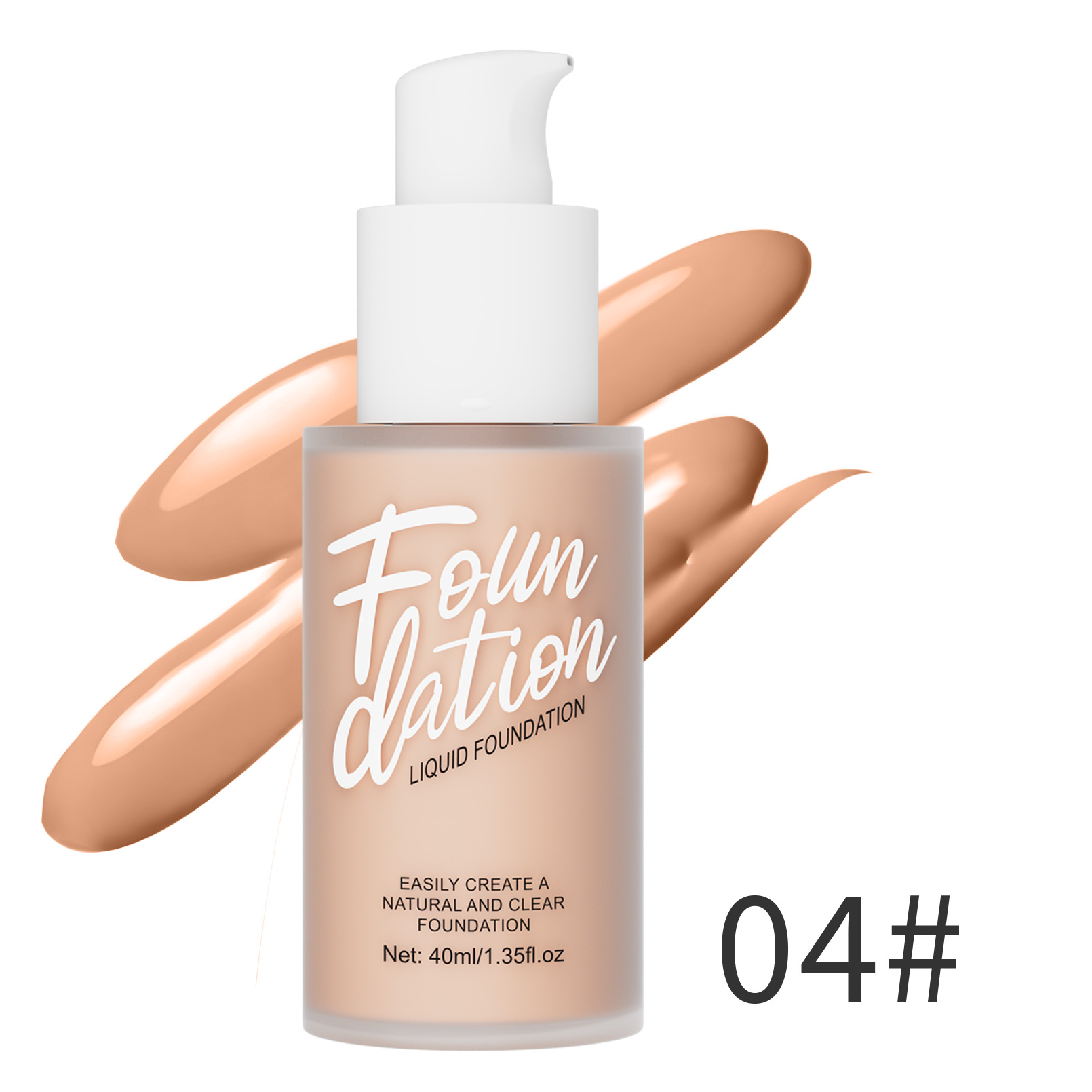 Makeup Foundation Lightweight Medium Face Full Coverage Matte Liquid Foundation Waterproof Foundation