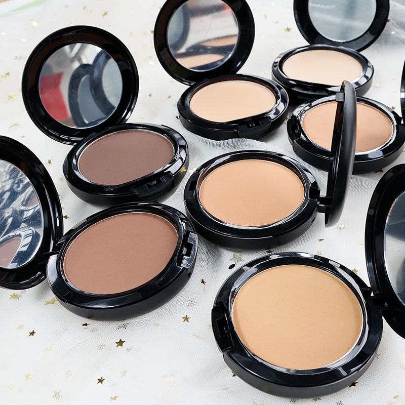 Custom Vegan Makeup Face Powder Concealer Foundation Long-Lasting Matte Makeup Setting Pressed Compact Powder