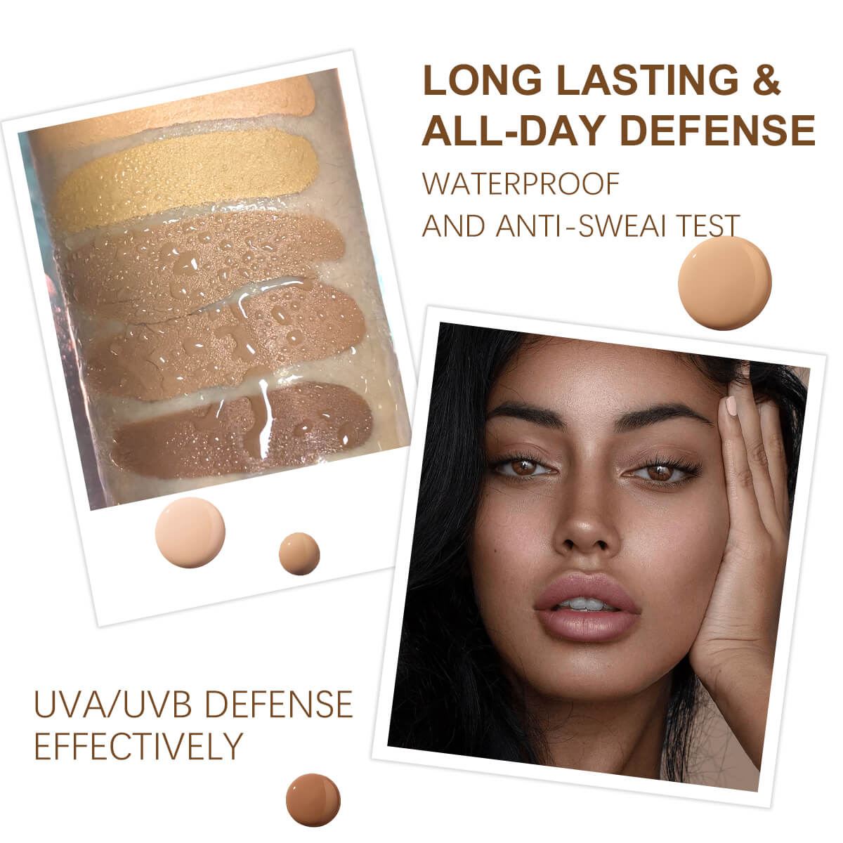 COEOVO Custom Logo Vegan Cream Makeup Full Coverage Foundation Waterproof Liquid Foundation