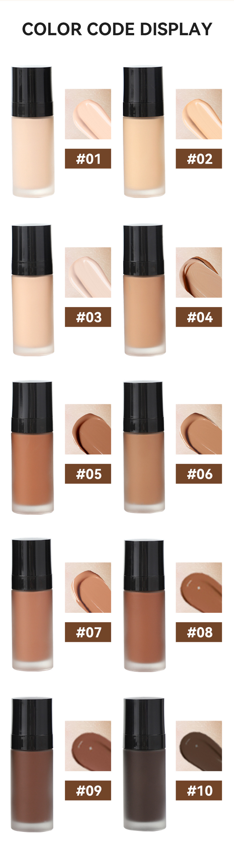 Matte Cream for Dark Liquid Form