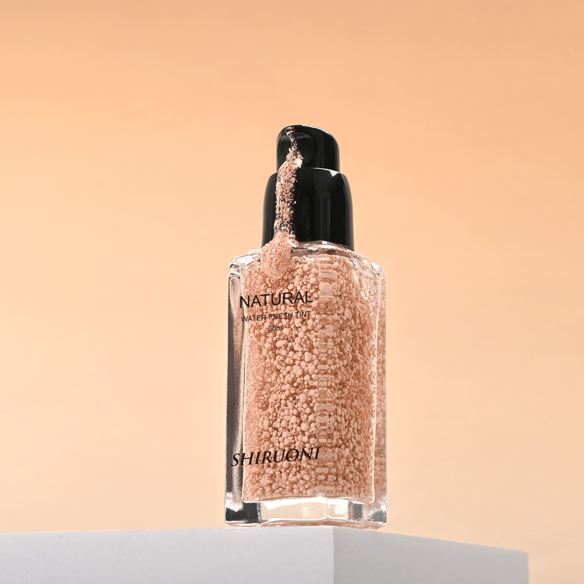 Private Label Lightweight Waterproof Micro Capsules Bursting Oil Bead Foundation Serum Long Lasting Coverage Skin Enhancing