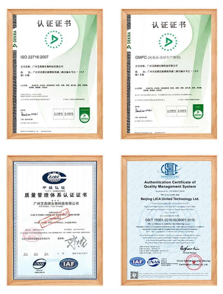 Certificates