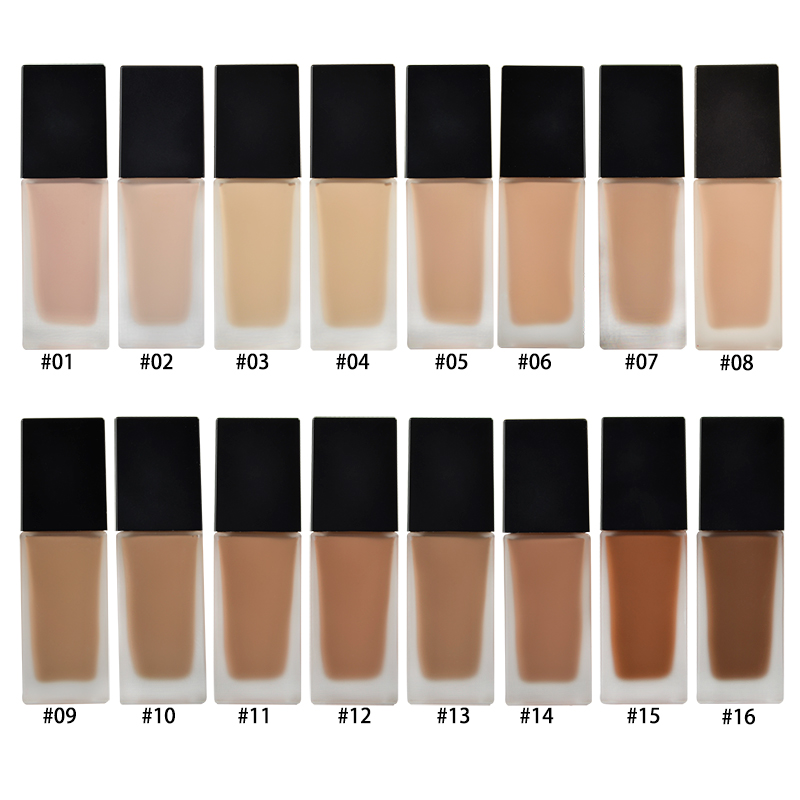 Wholesale Long Lasting High Quality Make up Cream Private Label Full Coverage Waterproof and Matte Makeup Liquid Foundation