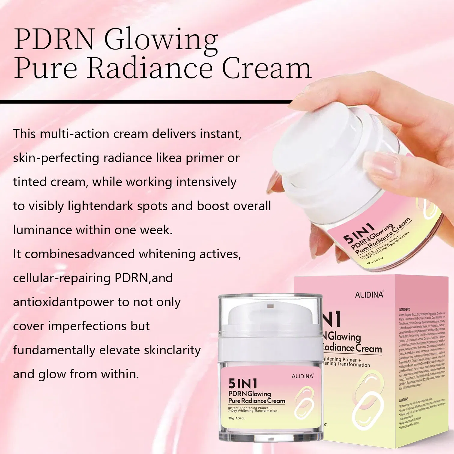 B Deep Hydration &amp; Firming Skincare All-in-One Foundation Whitening Bb Cream Luminous Skin Whitening Anti-Aging Foundation