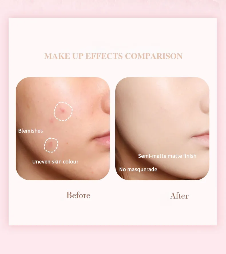 Custom Skin Nourishing Flawless Coverage Dewy Finish Long Wear Cushion Foundation