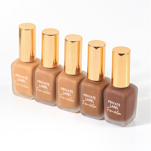 Private Label Oil Control Moisturizing Waterproof Matte Full Coverage Makeup Liquid Foundation