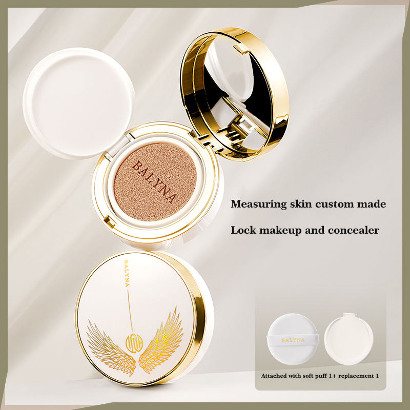 Custom Logo Face Cosmetics Long Wear Concealer Moisturizing Air Cushion Foundation