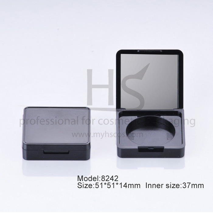 Factory Direct Sales Black Square Premium Makeup Pressed Powder Foundation for Making up