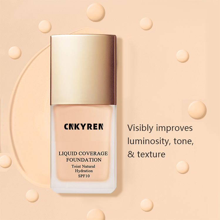 24 Hour Long-Lasting Vegan Liquid Foundation Concealer Feature Full Coverage Matte Waterproof for Skin Private Label Makeup