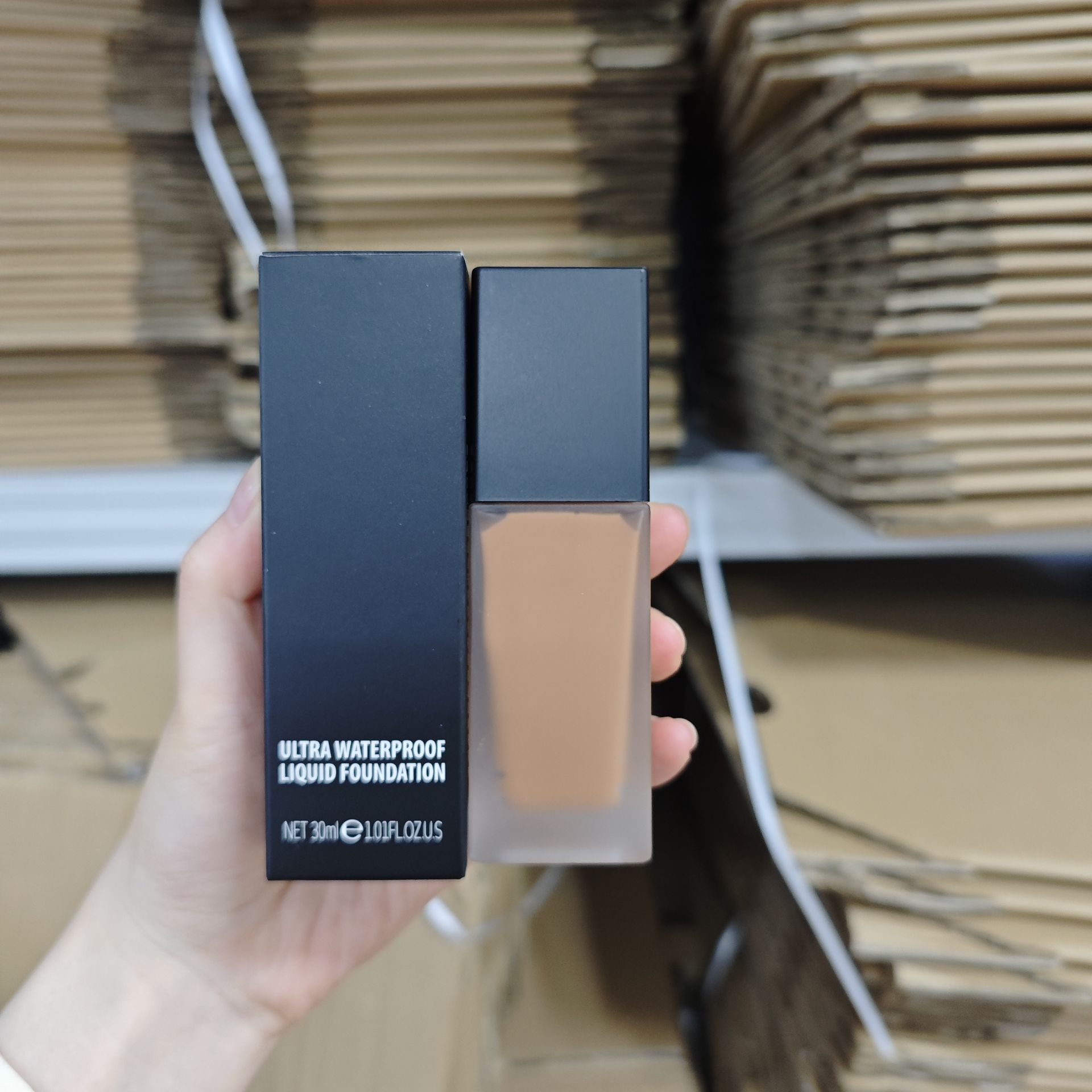 Liquid Full Coverage Long Lasting High Quality Foundation Private Label Choose Your Own Tube Matte Waterproof Makeup Foundation