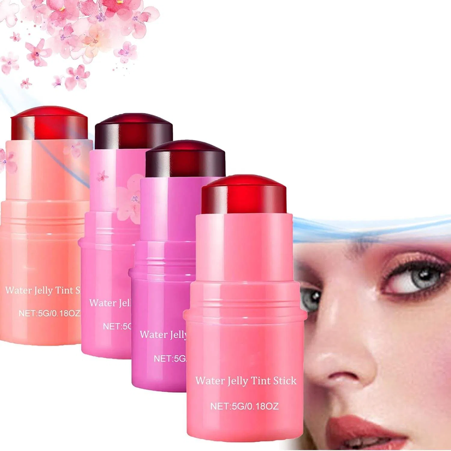 Ty New Arrival Private Label Tinted Moisture Stick Jelly Tint Lip Cheek Blush Moisturizer Soft Custom Logo Jelly Tint Blush