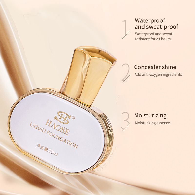 Customized Snail Essence Moisturizing Liquid Foundation Long-Lasting BB CC Cream Invisible Pore Air Cushion Dark Concealer