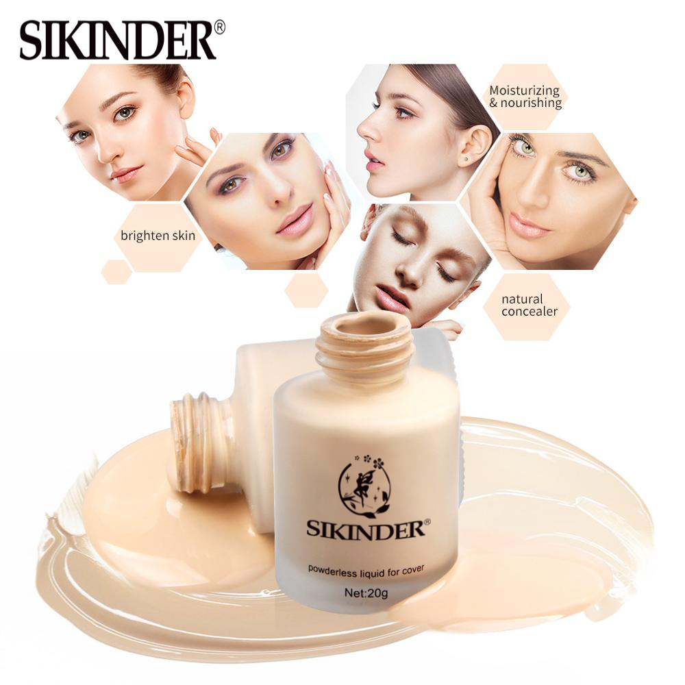 GUANGZHOU OEM Moisturizing & Whitening Liquid Foundation Private Label Makeup Powder Wholesale Low Price