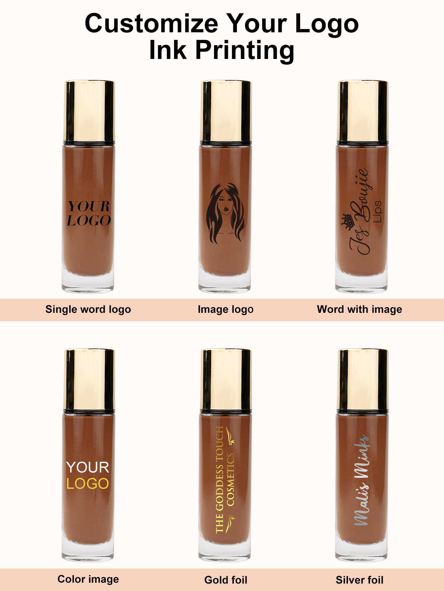 Logo design customization mockup