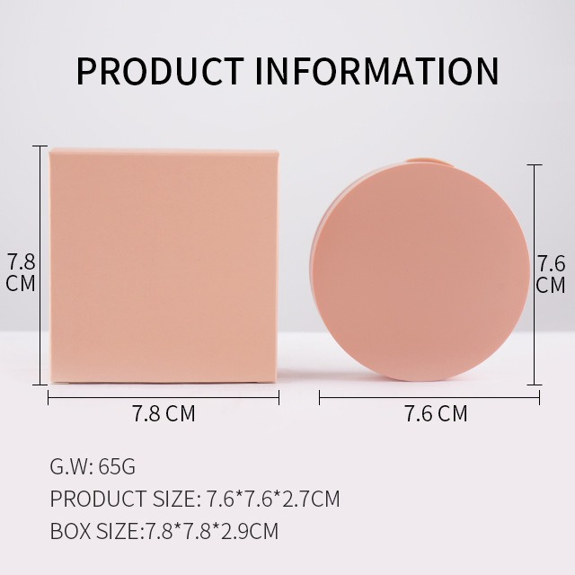 Natural Full Coverage Moisturizing Anti-Oil Brightening Face Air Cushion Cream Foundation