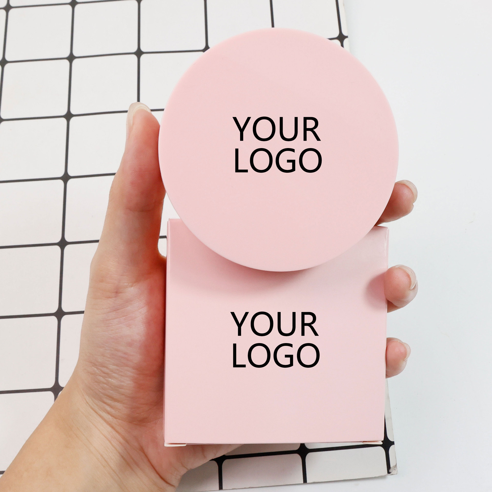 Private Label Long-Lasting Full Coverage Compact Setting Powder Makeup Foundation Waterproof Cosmetics Concealer Customizable