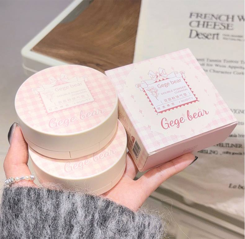 Hot Selling OEM&amp;ODM Private Label Beauty Mineral BB Cream Foundation Moisturizing Air Cushion with Pressed Powder