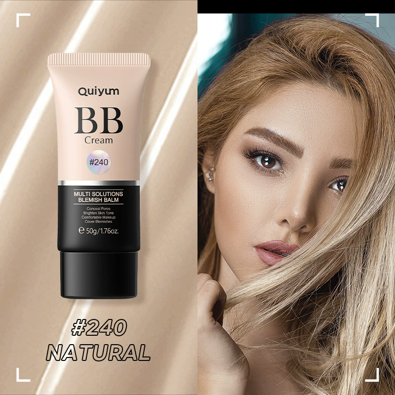 High Quality Natural Brightening BB Cream Foundation Liquid Full Coverage Lasting Moisturizing Pearl Whitening BB Cream