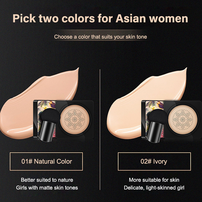 Mushroom Head Moisturizing Long Lasting Matte Air Cushion Bb Cream Spf 50 Guangzhou Cosmetic Bb Cream Private Label