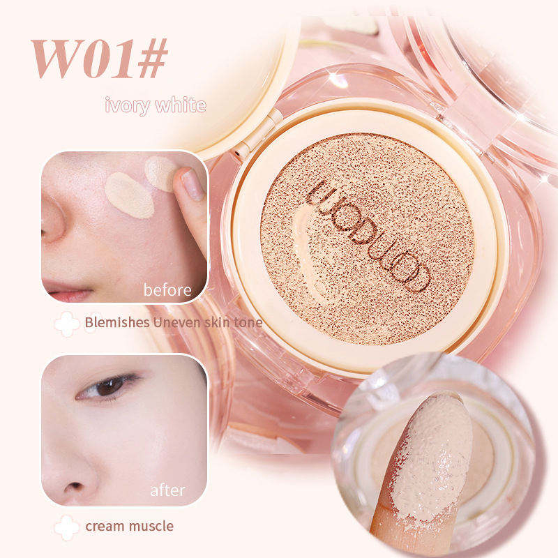 Custom Skin Nourishing Flawless Coverage Dewy Finish Long Wear Cushion Foundation
