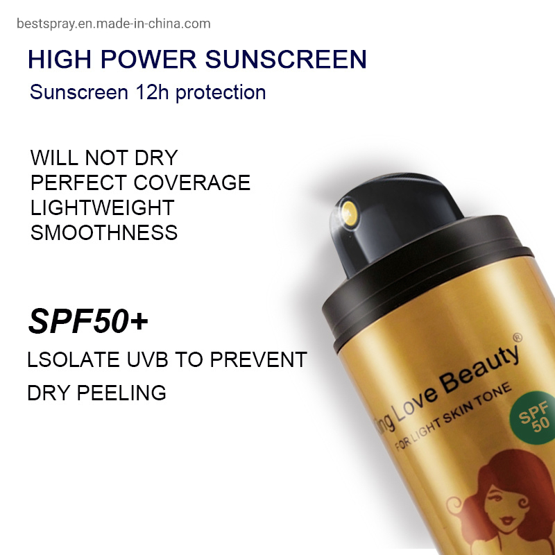 OEM/ODM Daily Sheer Moisturizing Mineral Tinted Sunscreen