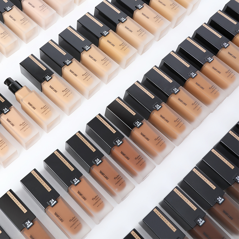 Fond De Teint Pour Peau Noir Couvrance Optimale Base De Maquillaje Foundation Liquid Full Coverage Fond De Teint