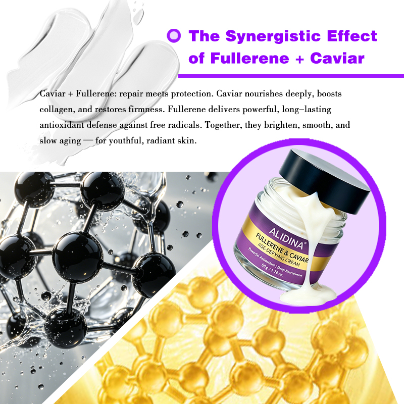 Caviar Fullerene Anti-Aging Replenishing Moisture Cc Cream Deep Anti-Oxidation Skin Firming Cream Nourishes Restores Hydrates G