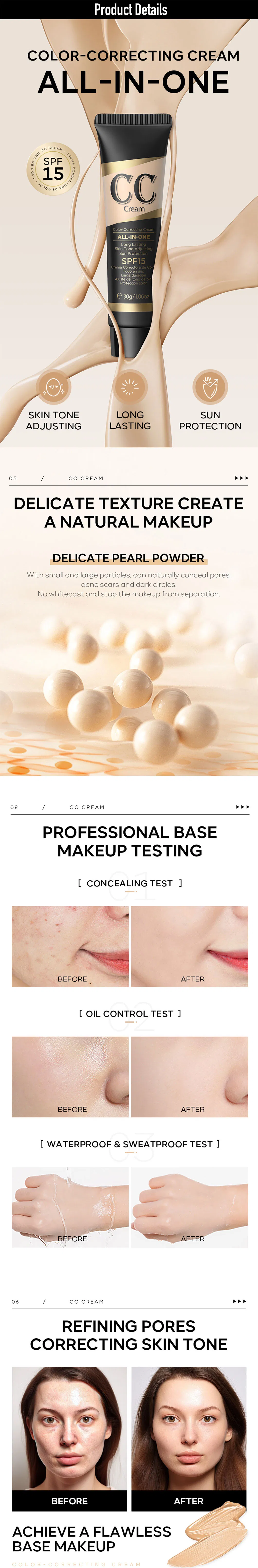 Sun Protection Cc Cream Details