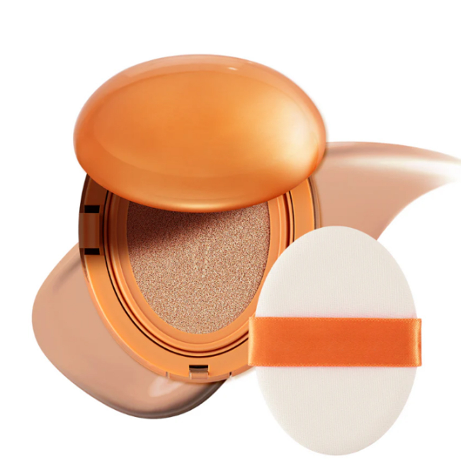 Korean Beauty Technology Dewy Glass Skin Effect Cushion Foundation Moisturizing Glow Makeup for Dry &amp; Dull Skin