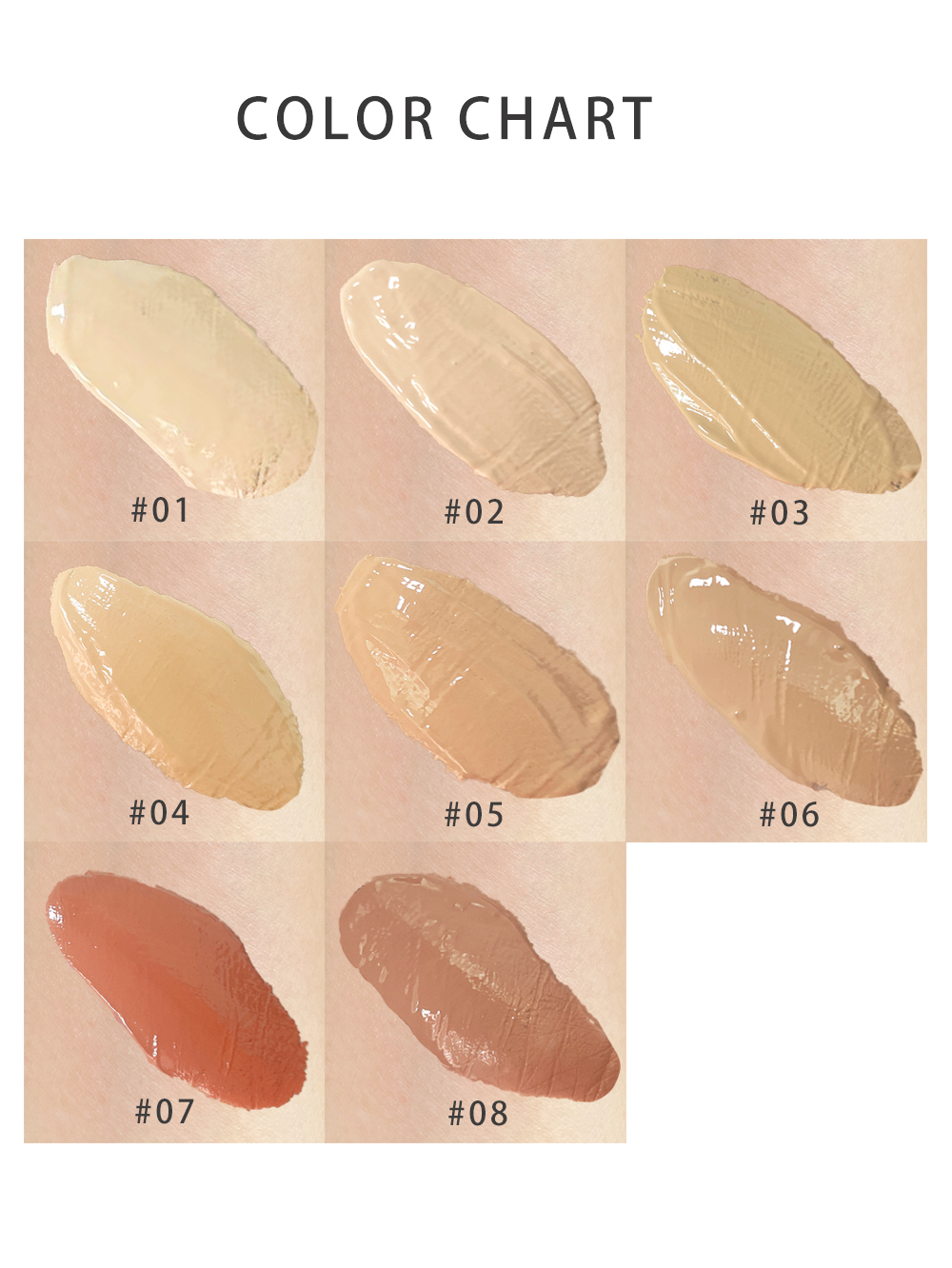 OEM Manufacturers Light Weight Full Coverage Foundation Private Label Natural Makeup Foundation Waterproof Liquid Foundation