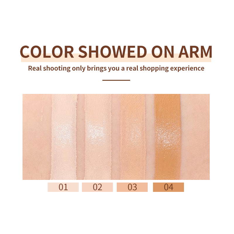 Cross-Border Makeup Dewy Nourishing Liquid Foundation Hydrating Concealing Lightweight Long-Lasting for Women for Stock