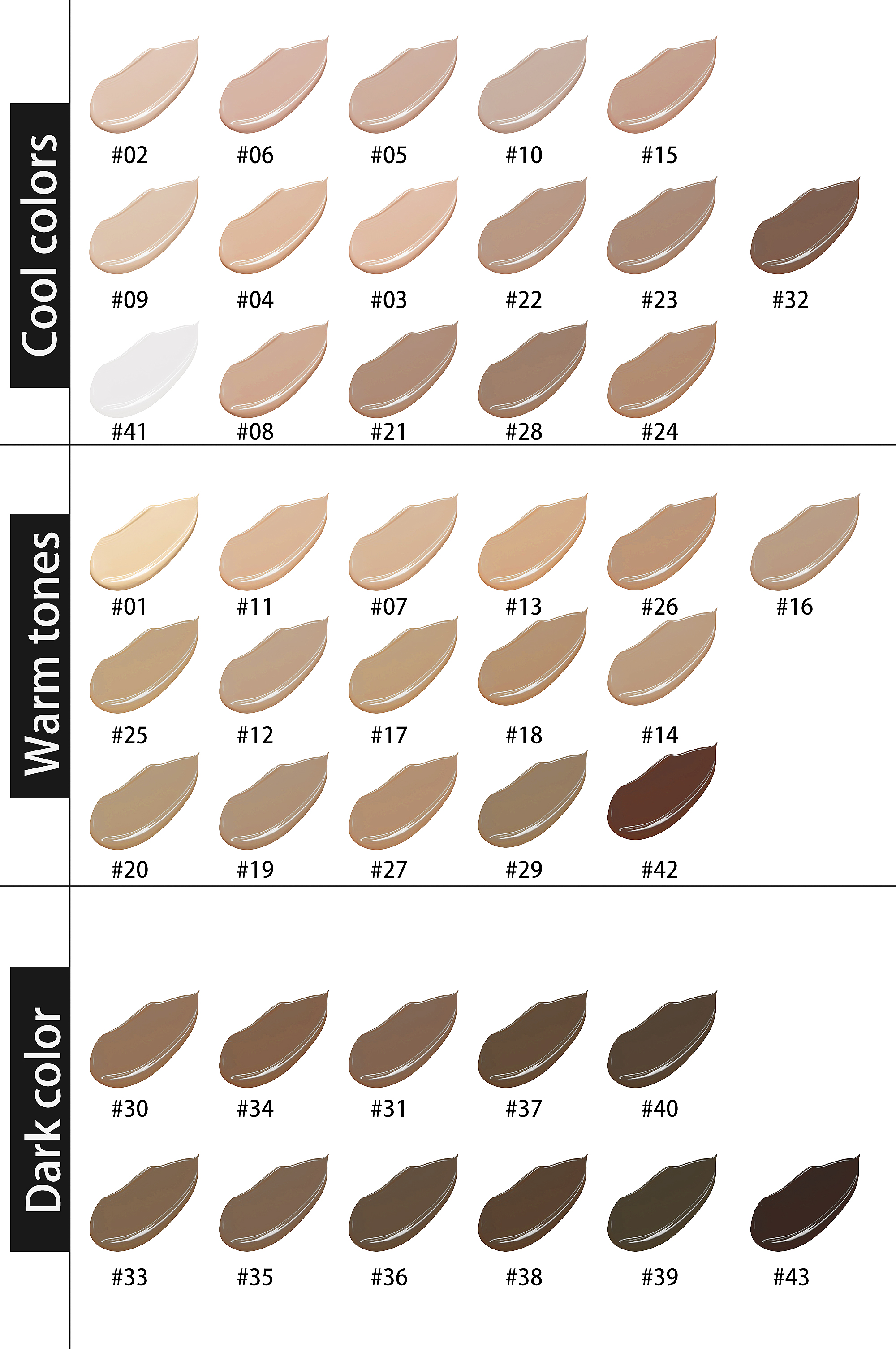 Vegan Matte Waterproof Full Coverage Foundation Custom logo Private Label Liquid Foundation