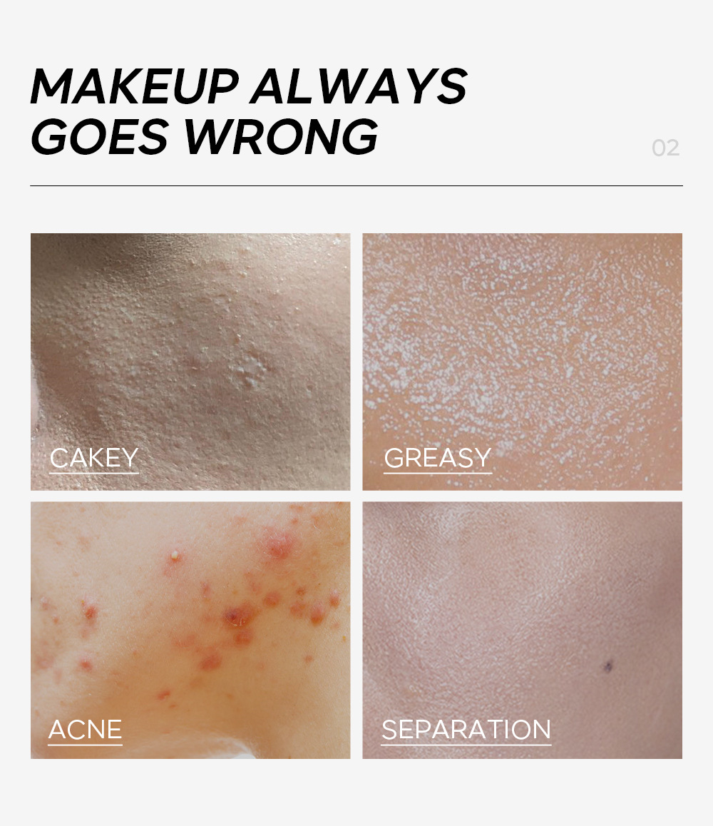 High Quality Natural Brightening BB Cream Foundation Liquid Full Coverage Lasting Moisturizing Pearl Whitening BB Cream