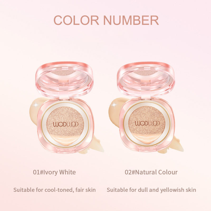 Custom Long Lasting Lightweight Breathable Hydrating Natural Coverage Air Cushion Foundation