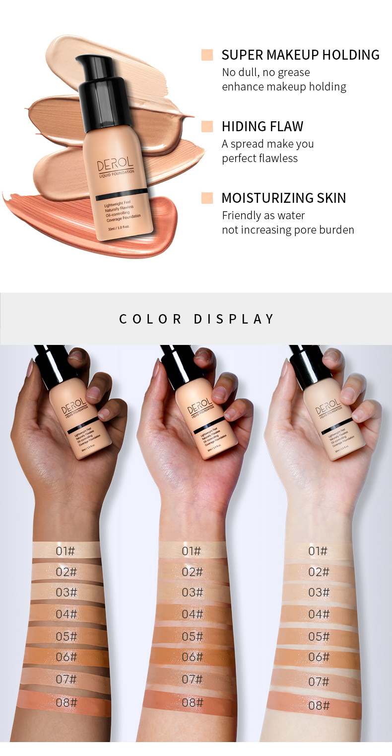 Liquid Foundation texture close up