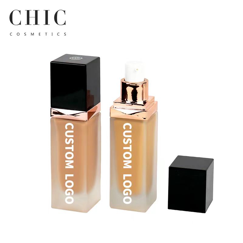 2024 High Quality 30ml Cosmetics Face Base Foundation Pure Matt 100% Moisturizing and Refreshing Liquid Custom Makeup Foundation