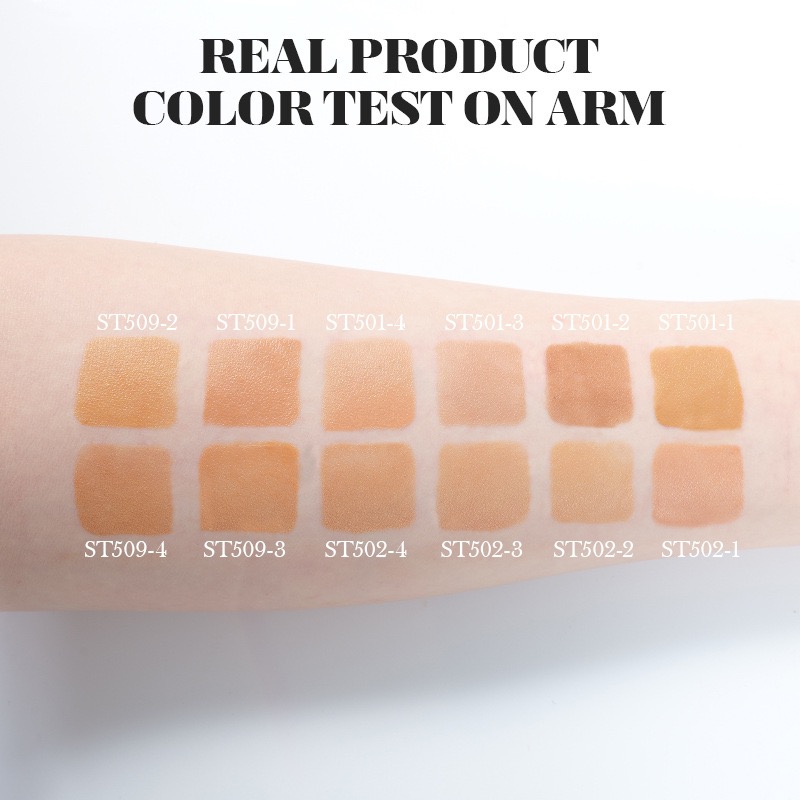 12 Colors Private Label 37ML Moisturizing Vegan Waterproof Foundation Long Lasting Makeup Brightening Liquid Foundation