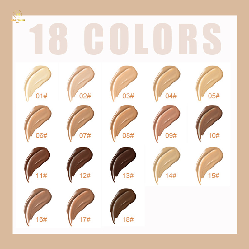 Wholesale Custom Full Coverage Foundat Private Label Waterproof Foundation Cream Natural Makeup Liquid Foundation