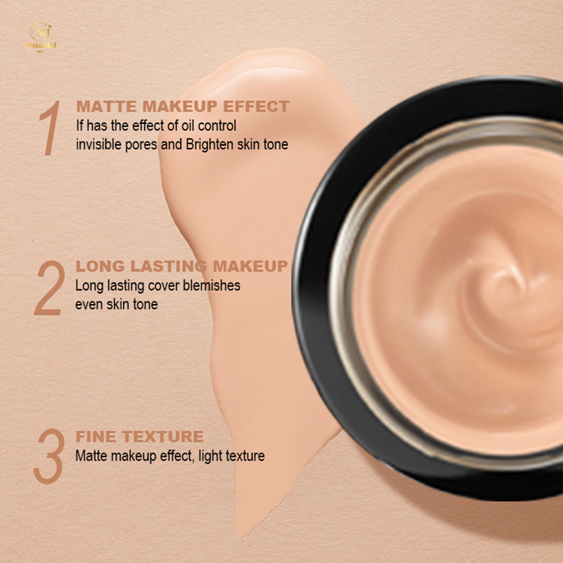 Wholesale Custom Full Coverage Foundat Private Label Waterproof Foundation Cream Natural Makeup Liquid Foundation