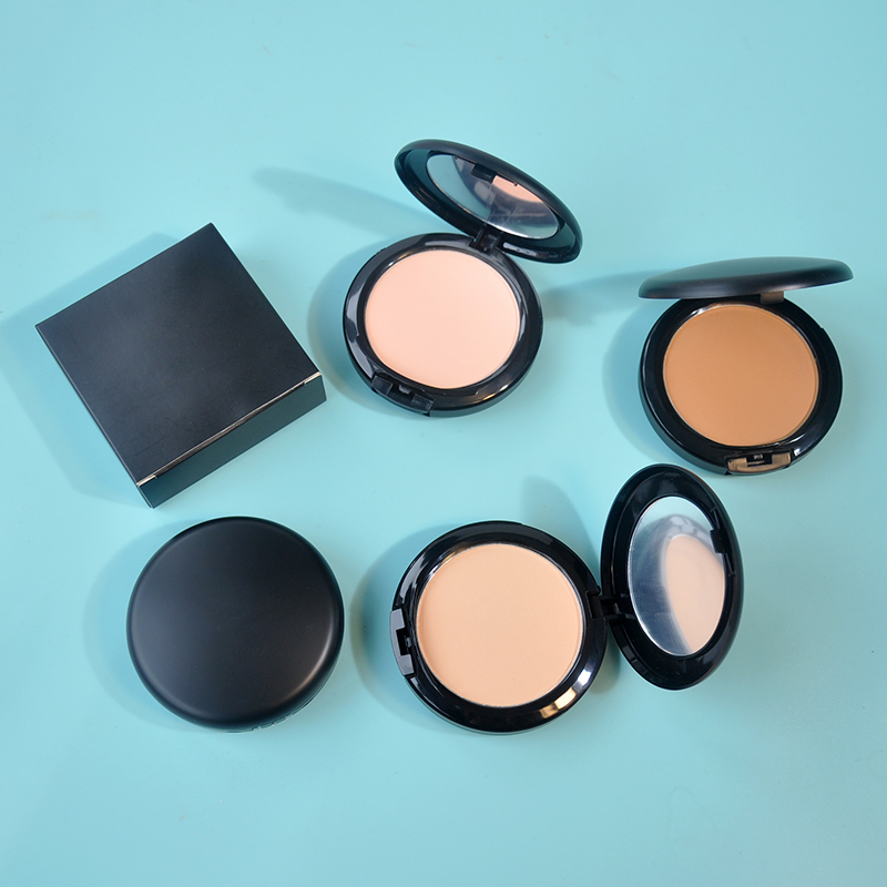 Wholesale Private Label High Quality Pressed Powder Makeup Foundation Two Way Cushion Powder Cake