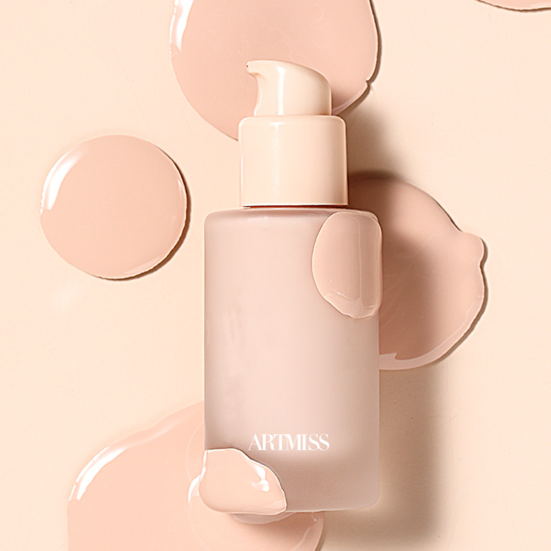 Cross-Border Makeup Dewy Nourishing Liquid Foundation Hydrating Concealing Lightweight Long-Lasting for Women for Stock