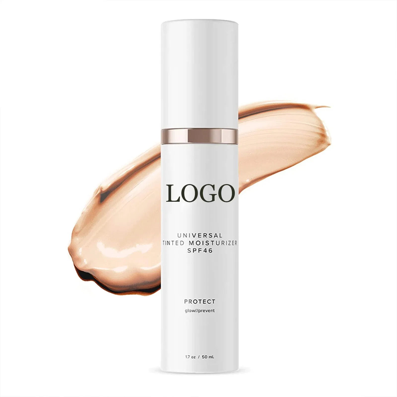 Private Label Face Primer Makeup Base Tinted Sunscreen SPF 46 Tinted Moisturizer