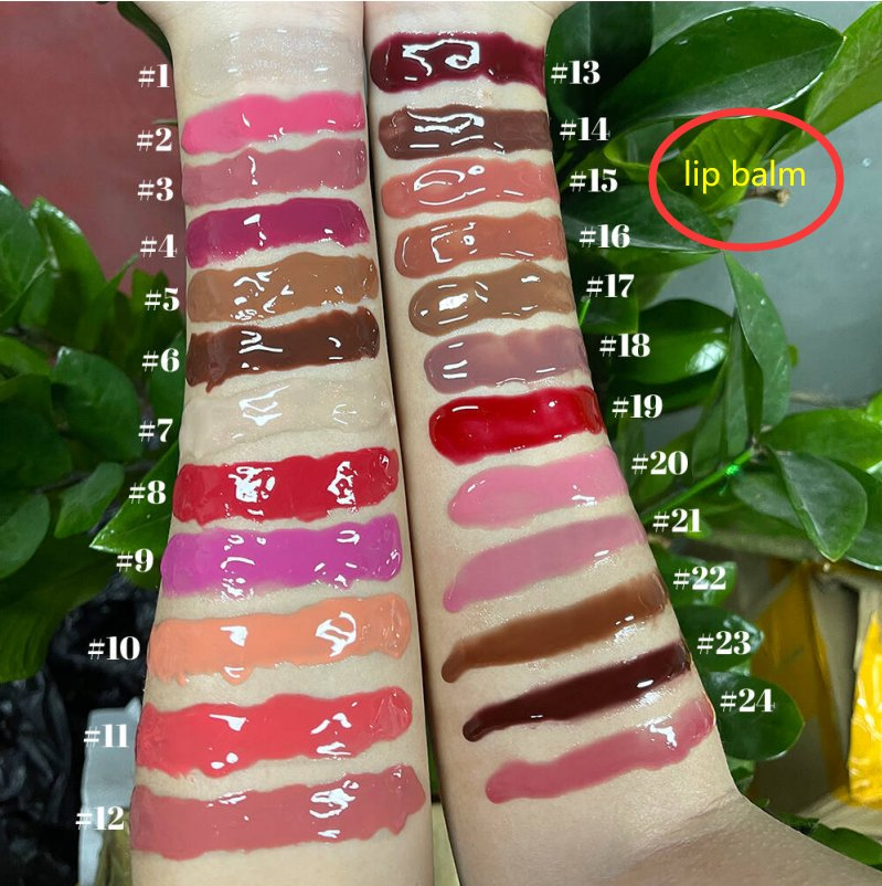 Hydrating Lip Glow Oil Moisturizing Glossy Transparent Plumping Gloss Tinted Lip Oil for Care and Dry Lips