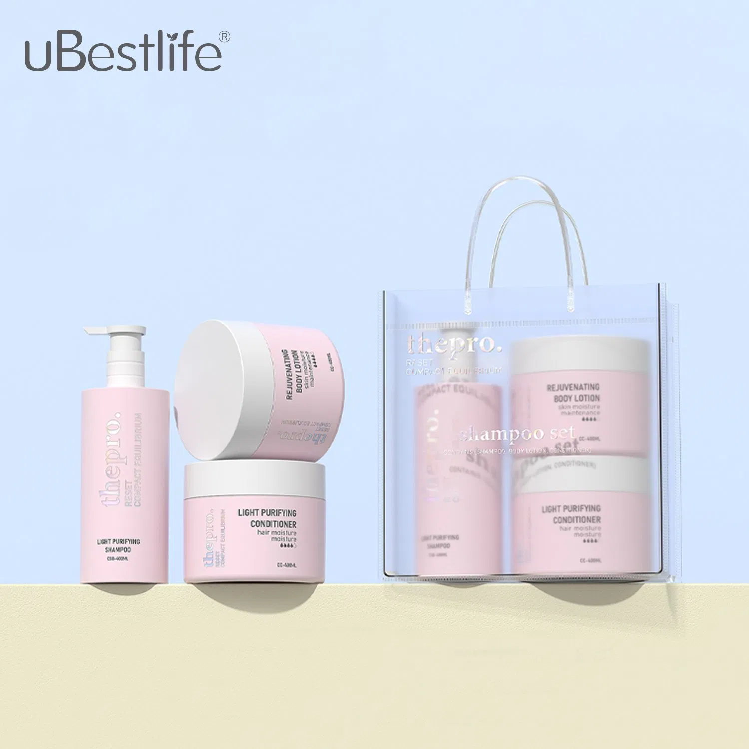 Cc 300ml 400ml 500ml Luxury Body Butter Jar Cosmetic Cream Body Scrub
