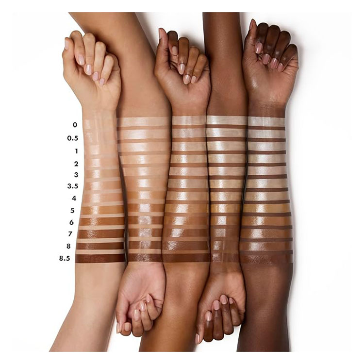 Wholesale Women's Full Coverage Liquid Foundation Waterproof Sunscreen Whitening Moisturizer Concealer in Dark Powder Style