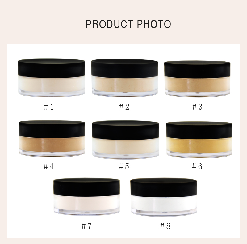 New Private Label Foundation Vendor Wholesale Loose Powder Waterproof Foundation Makeup