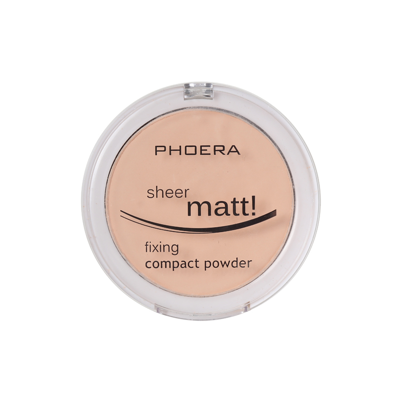 PHOERA OFFICIAL 8 Colors Pressed Powder Matte Foundation Compact Powder Makeup Oil Control